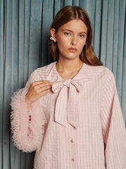 Wonder Stripe Blouse Dusty Pink / Z