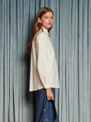 Lantern Gem Blouse Pearl Ivory / Z