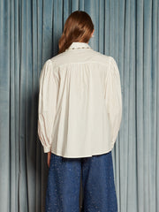 Lantern Gem Blouse Pearl Ivory / Z