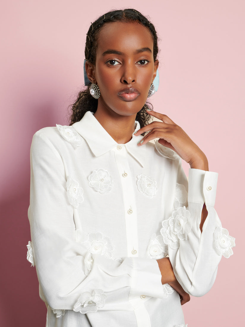 DREAM Valley Flower Embellished Shirt – Sister Jane