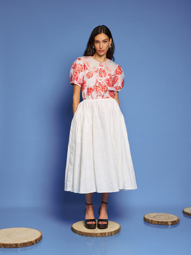 <b>DREAM</b> Willa Jacquard Blouse