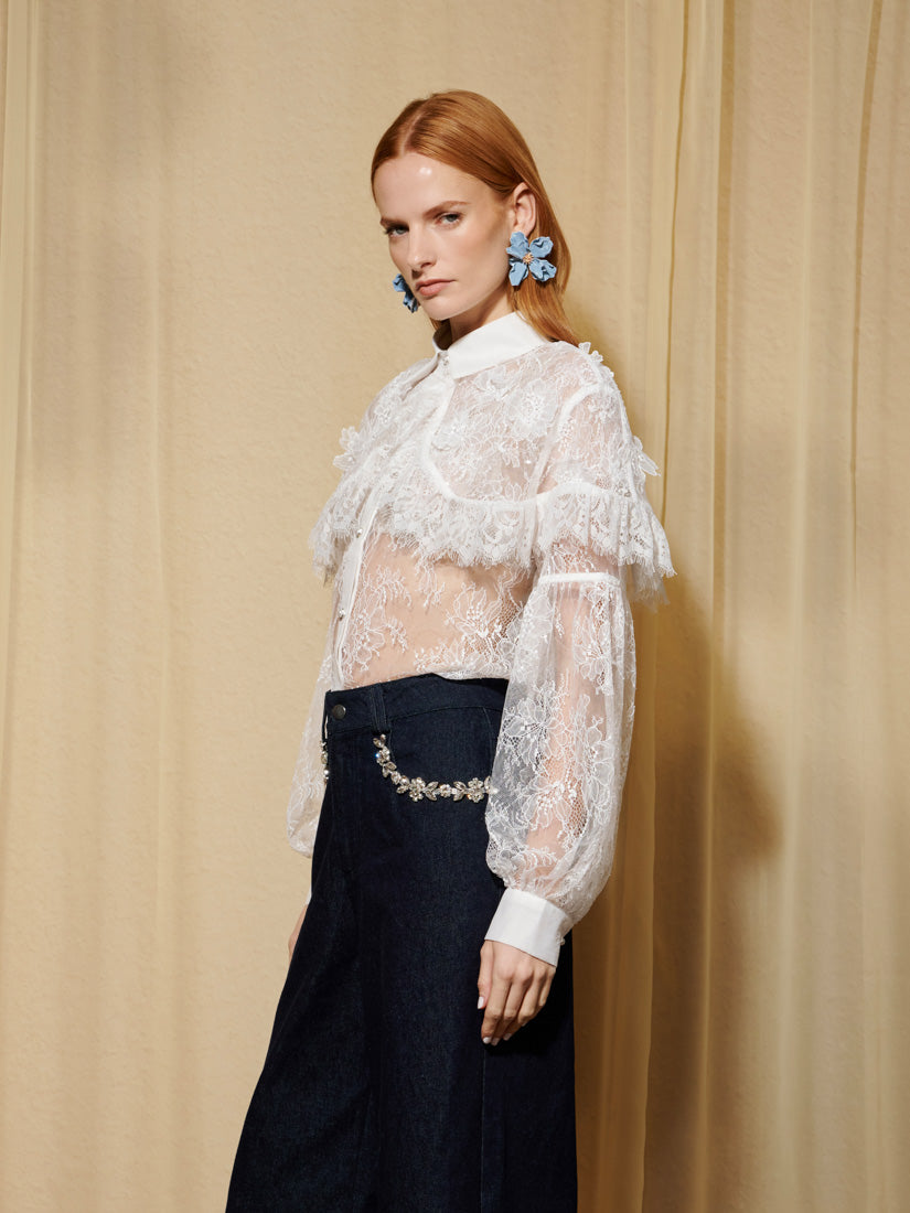 DREAM Promise Lace Cape Shirt – Sister Jane