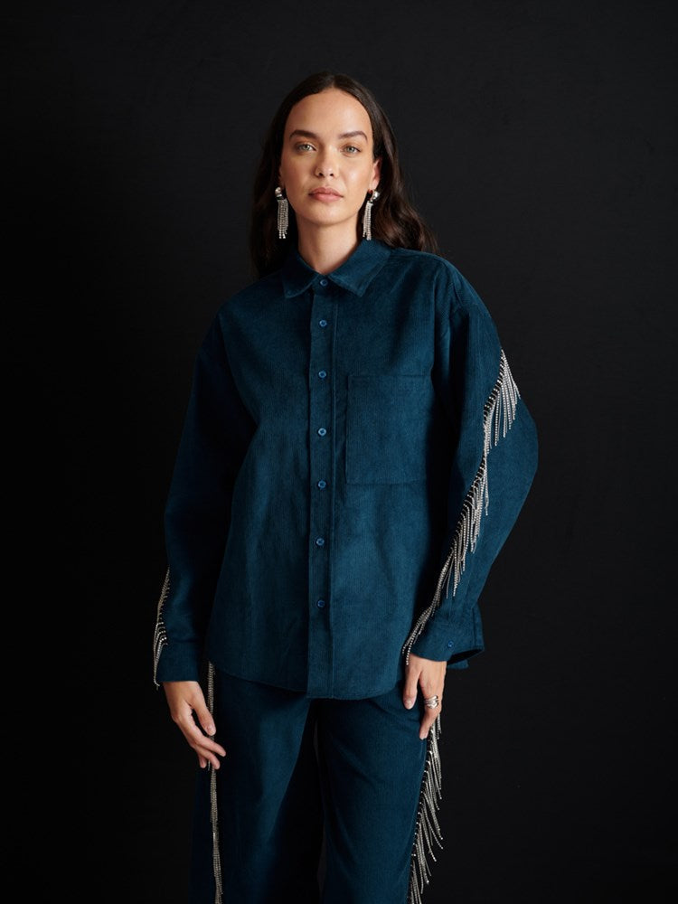 <b> < b> Carmen Cord Shirt
