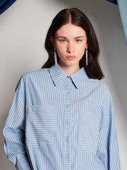 <b> Ghospell </b> Sheena Stripe Shirt