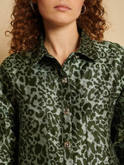 <b> Ghospell </b> Ebba Leopard Shirt