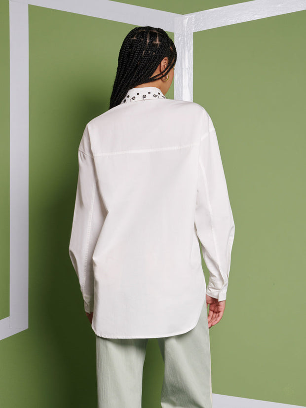 <b> Ghospell </b> Maria Oversized Shirt