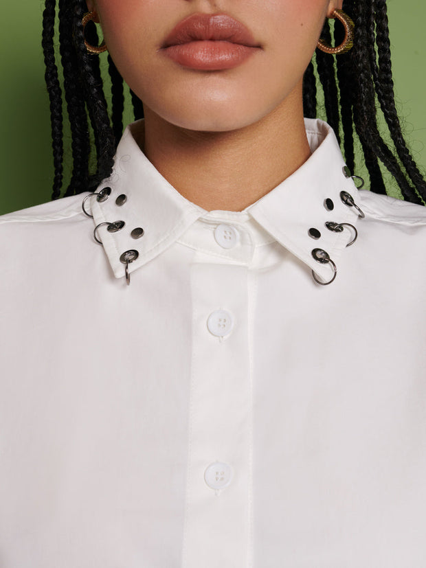 <b> Ghospell </b> Maria Oversized Shirt