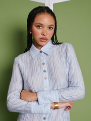 <b> Ghospell </b> Rebecca Fitted Shirt