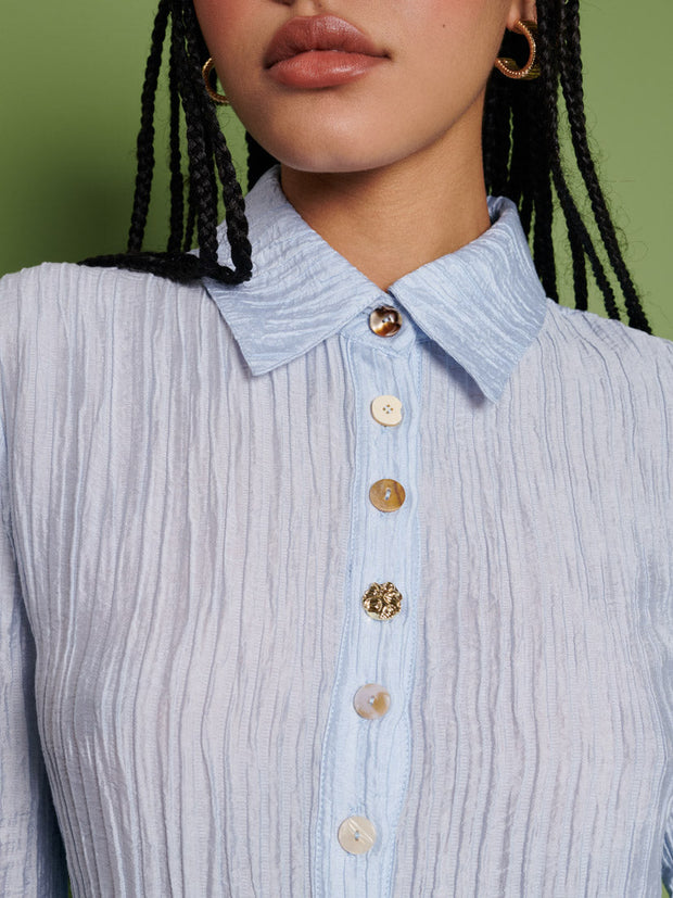 <b> Ghospell </b> Rebecca Fitted Shirt
