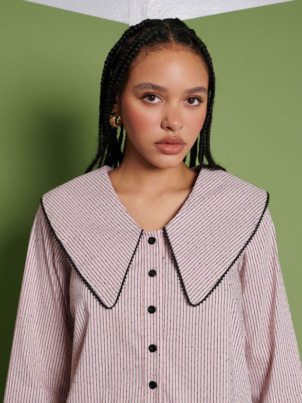 <b> Ghospell </b> Dara Stripe Shirt