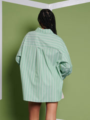 <b> Ghospell </b> Katarina Stripe Shirt