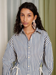 <b> Ghospell </b> Wynn Striped Shirt