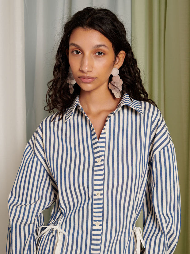 <b> Ghospell </b> Wynn Striped Shirt