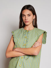 <b> Ghospell </b> Josephine Stripe Shirt