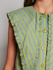 <b> Ghospell </b> Josephine Stripe Shirt
