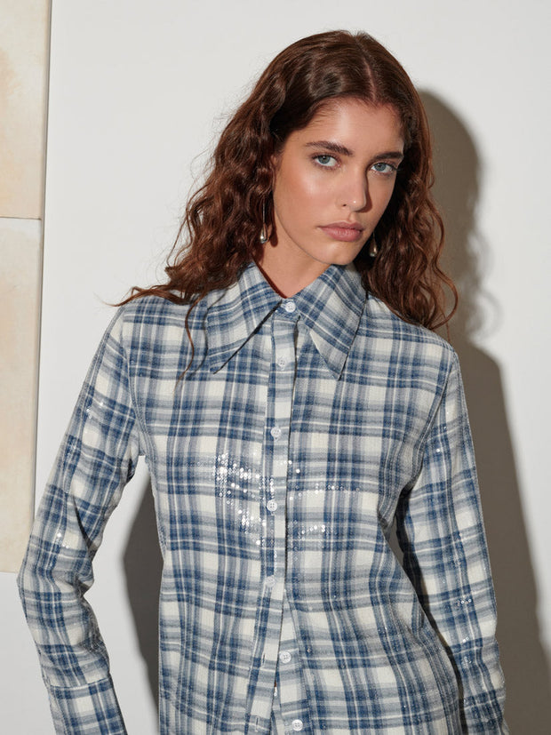 <b> Ghospell </b> Maya Sequin Shirt