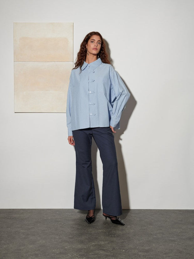 <b> Ghospell </b> Didion Striped Shirt
