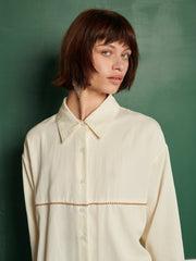 <b> Ghospell </b> Angela Trim Shirt