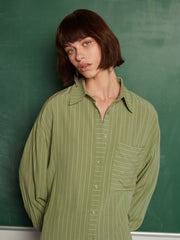 <b> Ghospell </b> Koa Striped Shirt