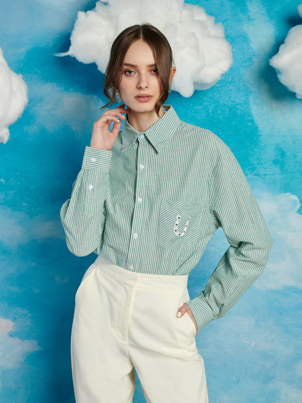 Penny Embroidery Shirt