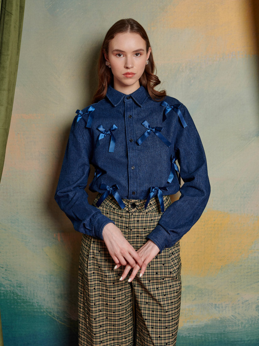 Lyrical Bow Shirt – Sister Jane