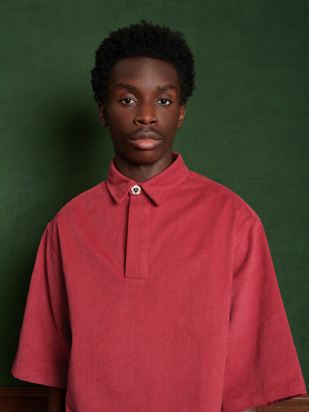 Joseph Boxy Shirt Redwood Red / Z