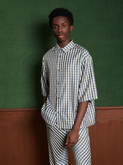 Rocco Gingham Shirt Gingham Blue / Z