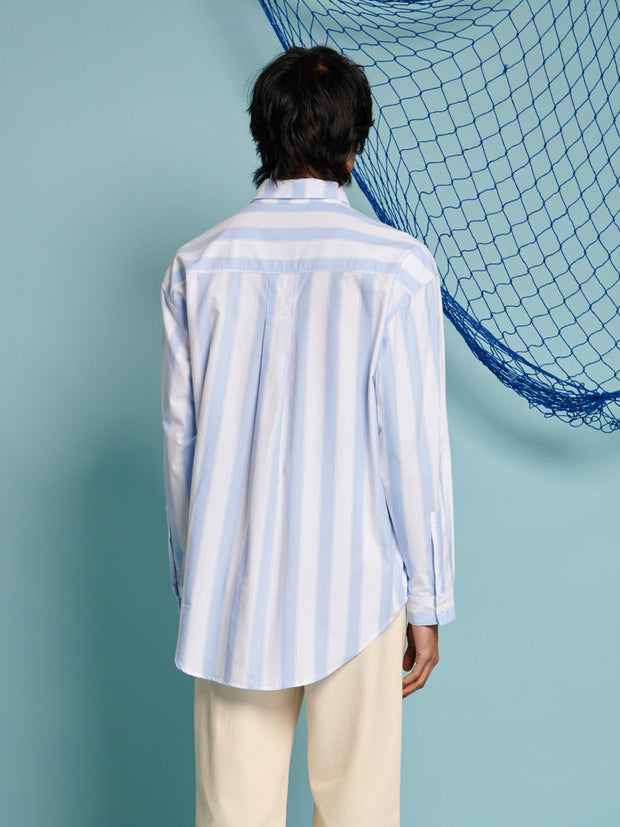 Fisher Stripe Shirt Bably Blue / Z