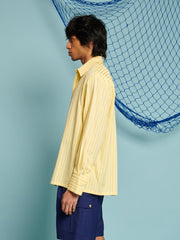 Seeger Stripe Shirt Pastel Yellow / Z