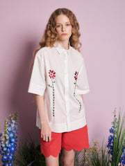 Field Gem Boxy Shirt Pearl Ivory / Z