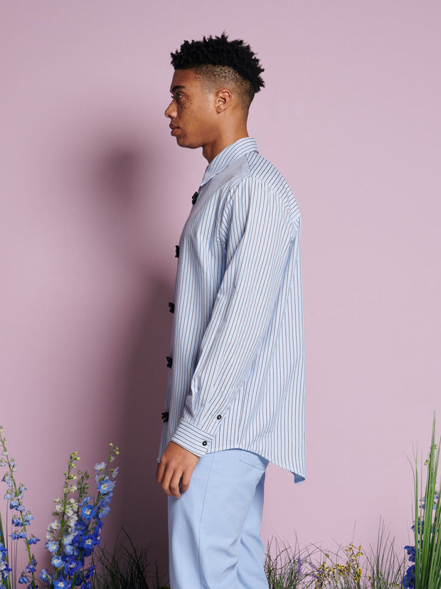 Dew Flower Trim Shirt