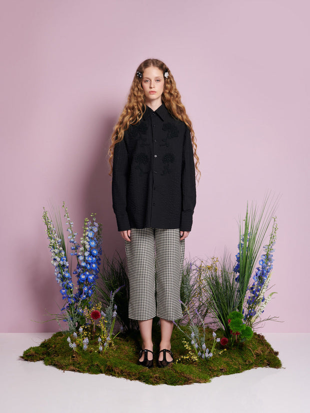 Dorie Crochet Trim Shirt