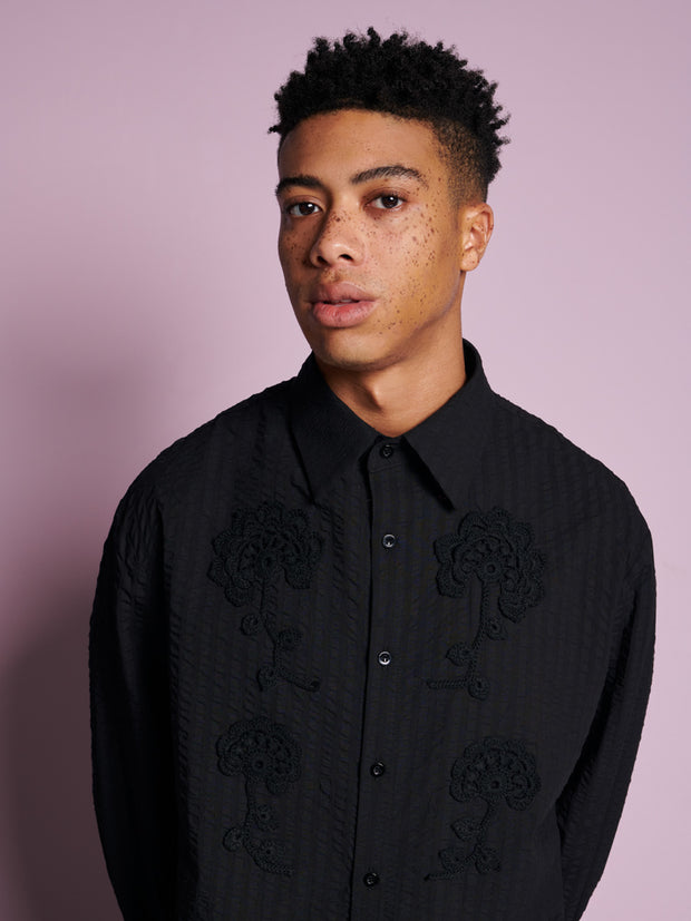 Dorie Crochet Trim Shirt