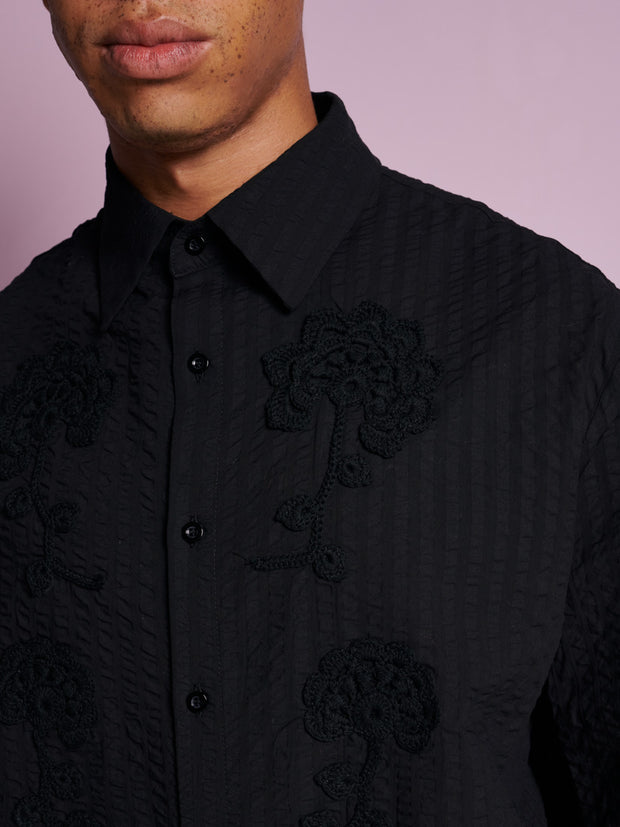 Dorie Crochet Trim Shirt