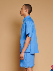 Celeste Studded Boxy Shirt Cobalt Blue / Z