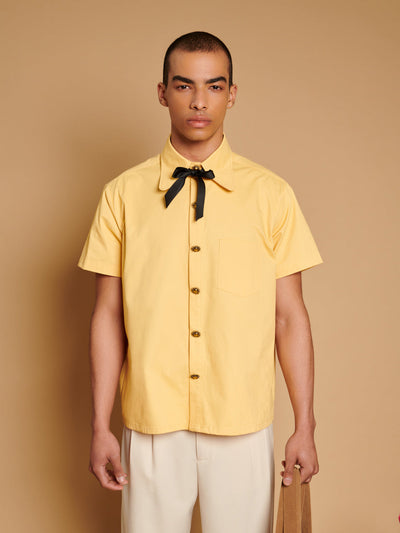 Jose Boxy Shirt Corn Yellow / Z