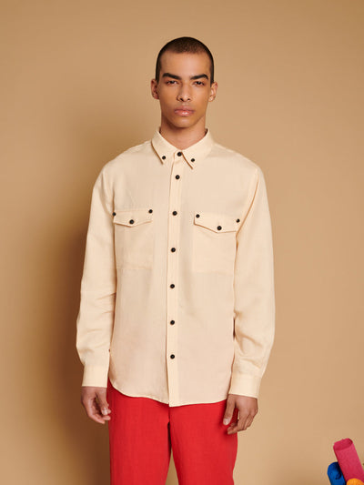 Sierra Embellished Shirt Ivory Cream / Z
