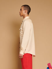 Sierra Embellished Shirt Ivory Cream / Z