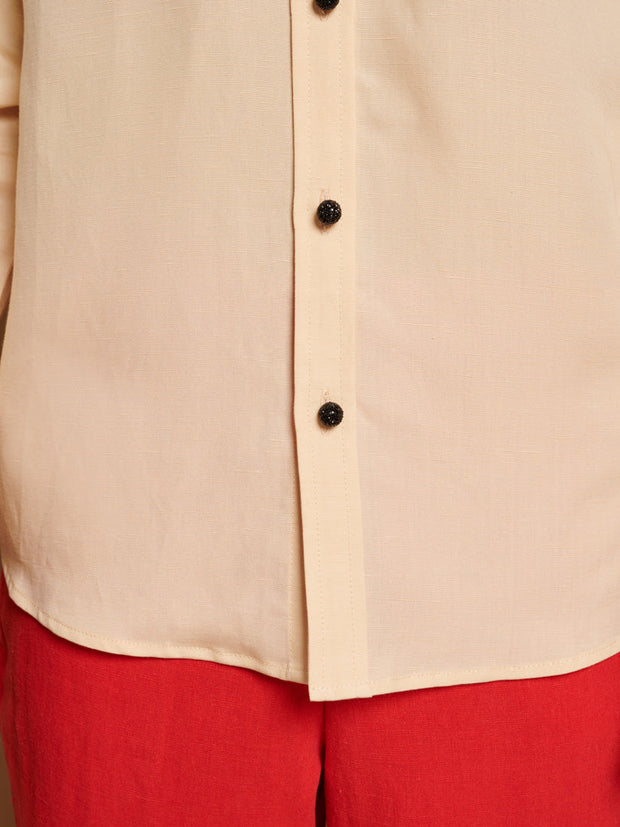 Sierra Embellished Shirt Ivory Cream / Z