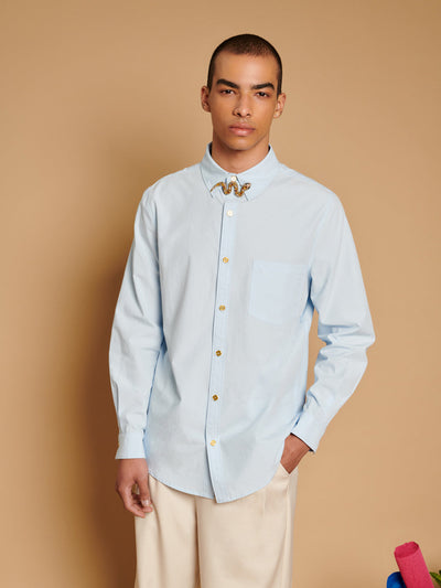 Serpentine Penny Shirt Pastel Blue / Z