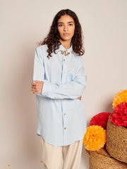 Serpentine Penny Shirt Pastel Blue / Z