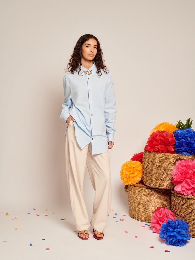 Serpentine Penny Shirt Pastel Blue / Z
