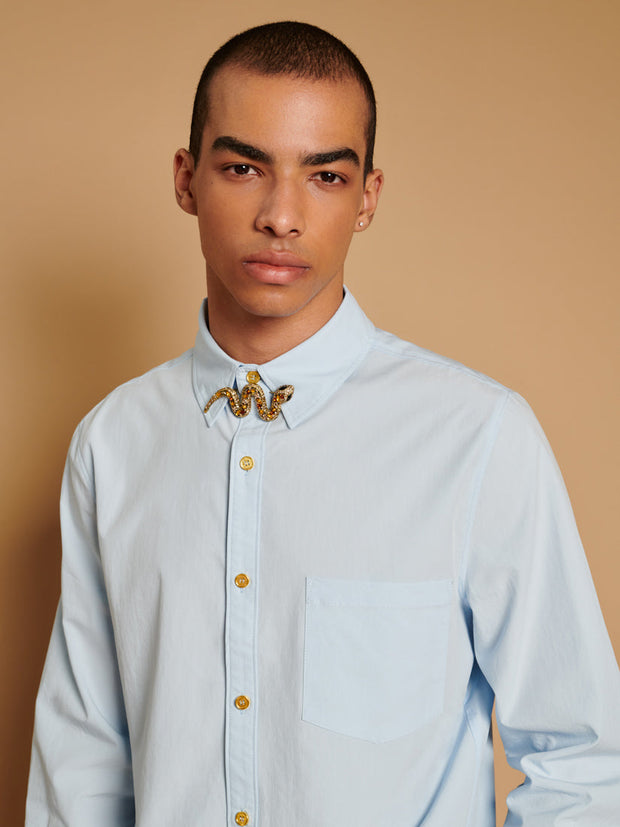 Serpentine Penny Shirt Pastel Blue / Z