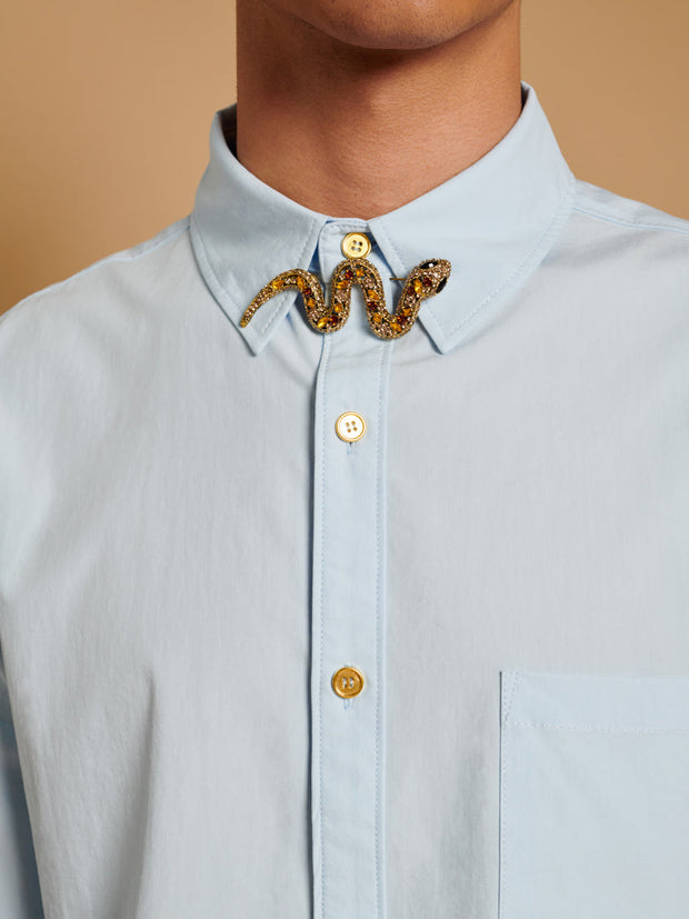 Serpentine Penny Shirt Pastel Blue / Z