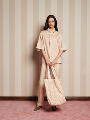 Naveen Ditsy Boxy Shirt Vintage Cream / Z