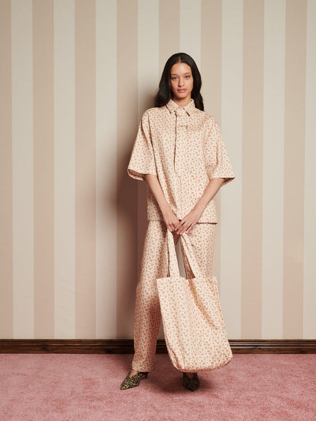 Naveen Ditsy Boxy Shirt Vintage Cream / Z