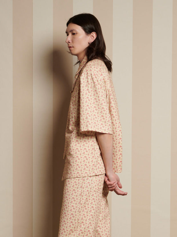 Naveen Ditsy Boxy Shirt Vintage Cream / Z