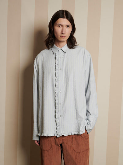 Angel Stripe Shirt Cool Grey / Z