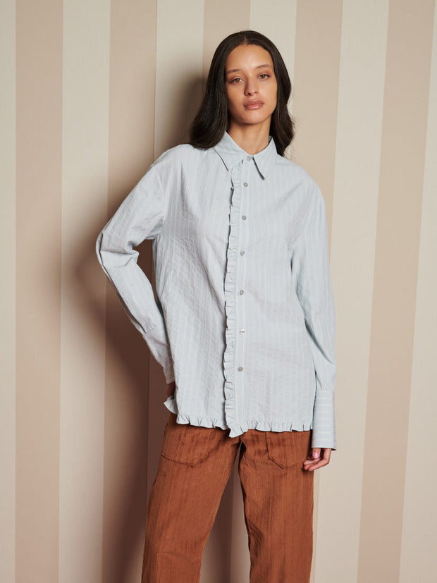 Angel Stripe Shirt Cool Grey / Z