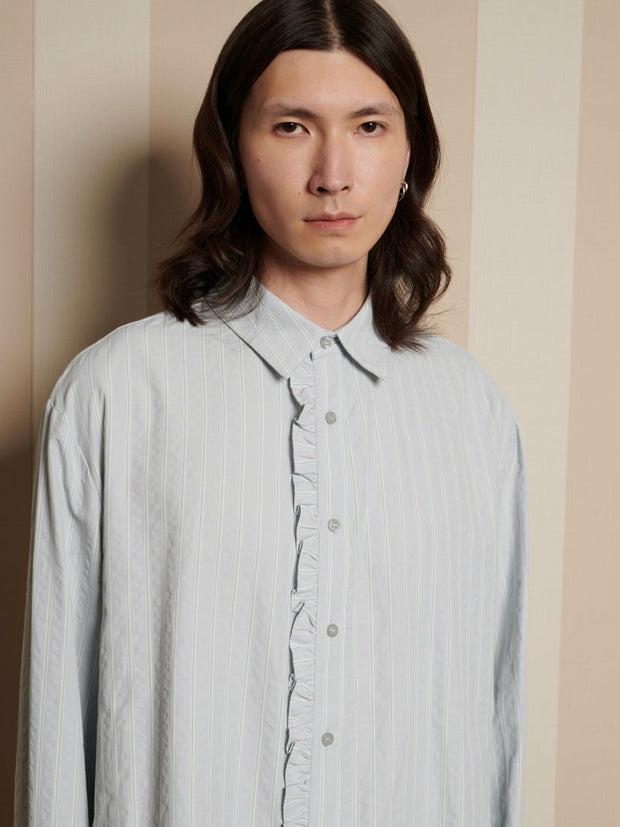Angel Stripe Shirt Cool Grey / Z